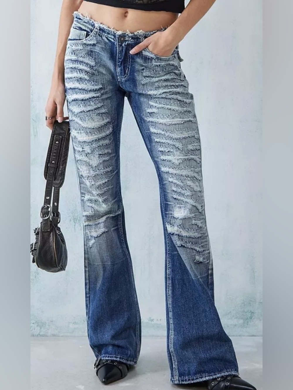 Jaded London Viper Distressed  Jeans